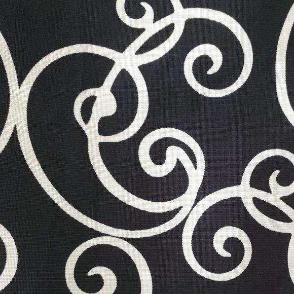 Ann Taylor Scrolling Swirls Short A-line Skirt | NWT | 0P | Black White - Picture 15 of 15